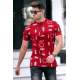 Madmext Men Printed Maroon T-Shirt 5388 - Bordo