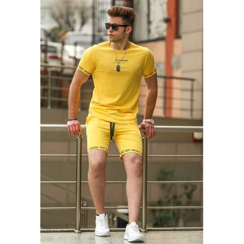 Madmext Yellow Tracksuit 4491 - Sarı