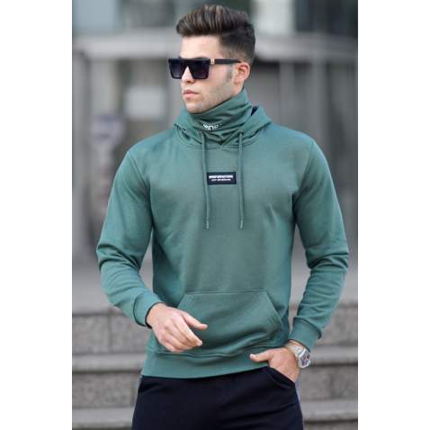 Madmext Haki Baskılı Erkek Sweatshirt 5315 - Haki