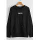 Mad Girls Black Sweatshirt MG811 - Siyah