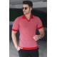 Madmext Men Red Polo T-shirt 5077 - Kırmızı