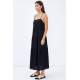 Women Black Long Dress - Siyah