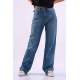 Mad Girls Blue Palazzo Jeans Mg1160 - Mavi