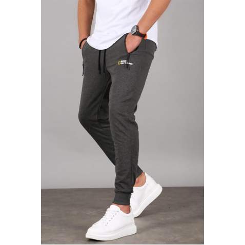 Madmext Men Plain Anthracite Sweatpants 5436 - Antrasit