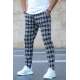 Madmext Men Gray Patterned Sweatpants 5435 - Gri