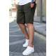 Madmext Men Regular Fit Khaki Shorts 5404 - Haki