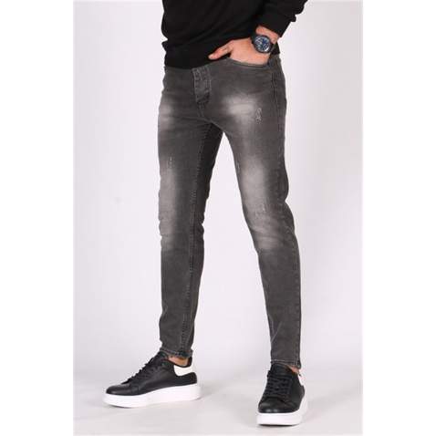 Madmext Men Oversize Smoke Gray Jeans 5128 - Füme