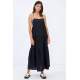 Women Black Long Dress - Siyah