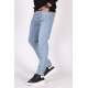 Madmext Men Slim Fit Black Jeans 5096 - Buz mavisi