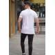 Madmext Men White T-shirt 5367 - Beyaz