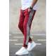 Madmext Red ''The Original'' Striped Sweatpants 4218 - Bordo