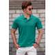 Madmext Men Plain Green Polo T-shirt 5101 - Yeşil