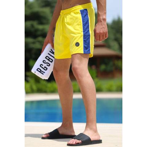 Madmext Yellow Swim Wear Short 4267 - Sarı