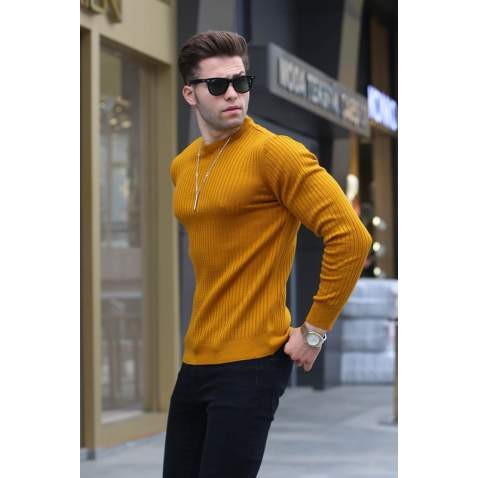 Mustard Knitwear Sweater 5183 - Hardal