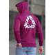 Madmext Men Printed Maroon Sweatshirt 5303 - Bordo