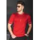 Madmext Men Knitwear Red T-shirt 5080 - Kırmızı