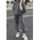 Mad Girls Smoke Gray Tracksuit Mg1278 - Füme