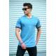 Men Basic Blue T-Shirt - Mavi