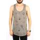 Madmext Men Printed Khaki Tank Top 2329 - Haki