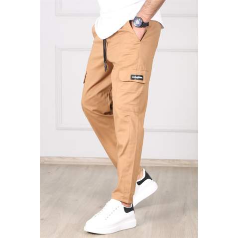 Madmext Men Brown Cargo Trousers 4835 - Kahverengi