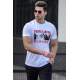 Madmext Men White T-shirt 5224 - Beyaz