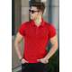 Madmext Red Polo Shirt for Men 4537 - Kırmızı