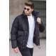 Madmext Men Black Puffer Jacket 5131 - Siyah