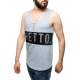 Madmext Grey T-shirt for Men 2482 - Gri