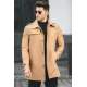 Madmext Men Camel Trench Coat 5108 - Camel