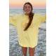 Mad Girls Yellow Sweatshirt MG1266 - Sarı