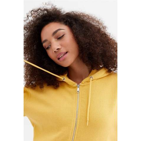 Mad Girls Cropped Yellow Sweatshirt MG1355 - Sarı