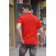 Madmext Men Red Polo T-Shirt 5817 - Kırmızı