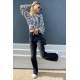 Mad Girls Black Palazzo Jeans Mg1178 - Siyah