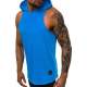 Sleeveless T-Shirt In Hooded turquoise 2893 - Turkuaz