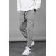 Men Striped Dye Gray Sweatpants - Boyalı gri