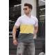 Men White Polo T-Shirt 5819 - Beyaz