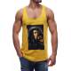 Madmext Yellow Bob Marley Printed T-shirt for Men 2634 - Sarı