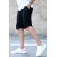 Madmext Black Capri Shorts 5410 - Siyah