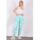 Mad Girls Blue Dalmatians Sweatpants MG1147 - Mavi