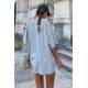 Women Printed Gray Oversize T-Shirt MG1510 - Gri