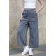 Mad Girls Smoke Gray Bell Bottom Sweatpants MG1100 - Füme