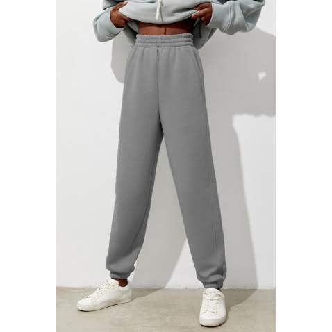 Mad Girls Dye Gray Sweatpants MG1353 - Boyalı gri