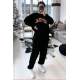 Mad Girls Black Tracksuit MG944 - Siyah