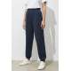 Mad Girls Navy Blue Sweatpants MG1353 - Lacivert