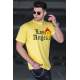 Madmext Men Yellow T-shirt 4991 - Sarı