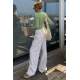 Mad Girls White Palazzo Jeans MG1405 - Beyaz