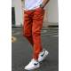 Men Tile Red Cargo Trousers 5447 - Kiremit