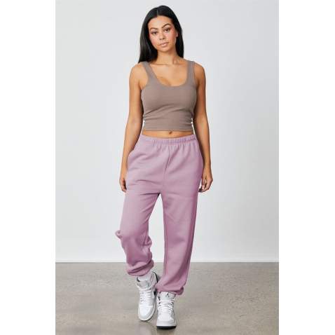 Women Lilac Oversize Sweatpants MG1235 - Lila