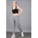 Mad Girls Smoke Gray Plain Sweatpants MG304 - Füme