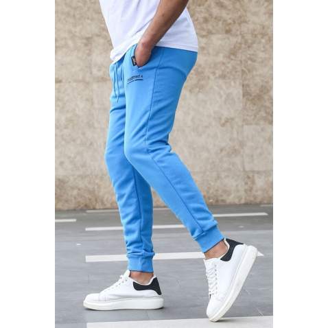 Madmext Basic Blue Sweatpants 4209 - Saks